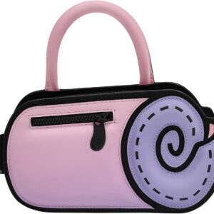 2D Cartoon Crossbody Bag (Rollie) - Fun Pop Art, Trendy Cross Body Shoulder Bags for Women, Senor Year, for Daily and Travel