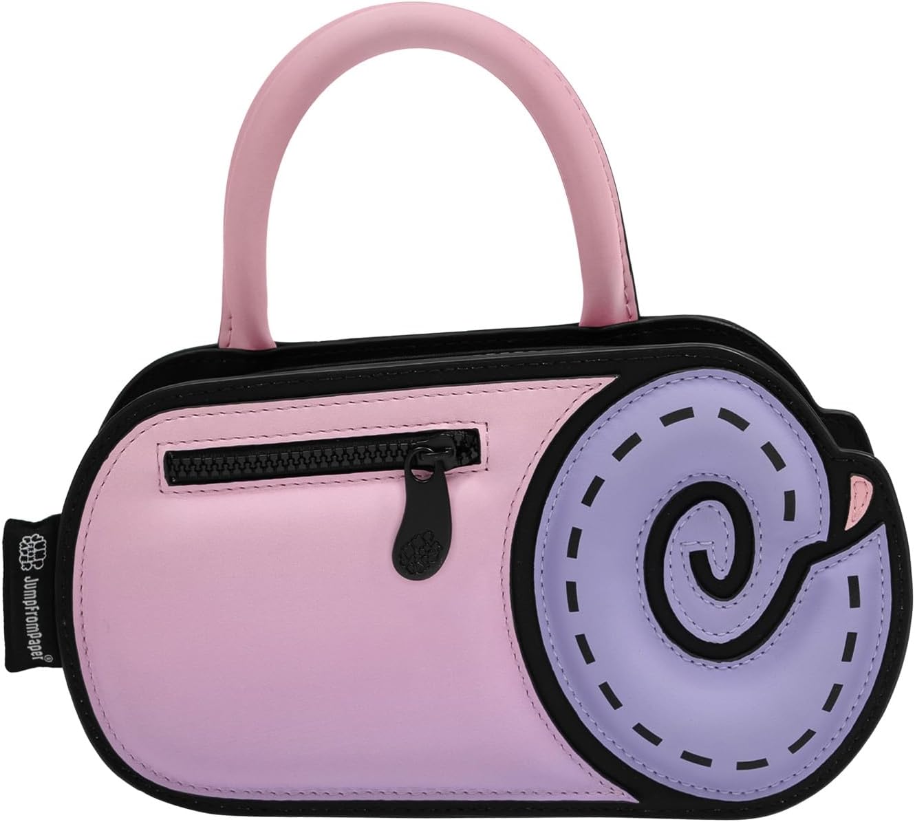 2D Cartoon Crossbody Bag (Rollie) - Fun Pop Art, Trendy Cross Body Shoulder Bags for Women, Senor Year, for Daily and Travel