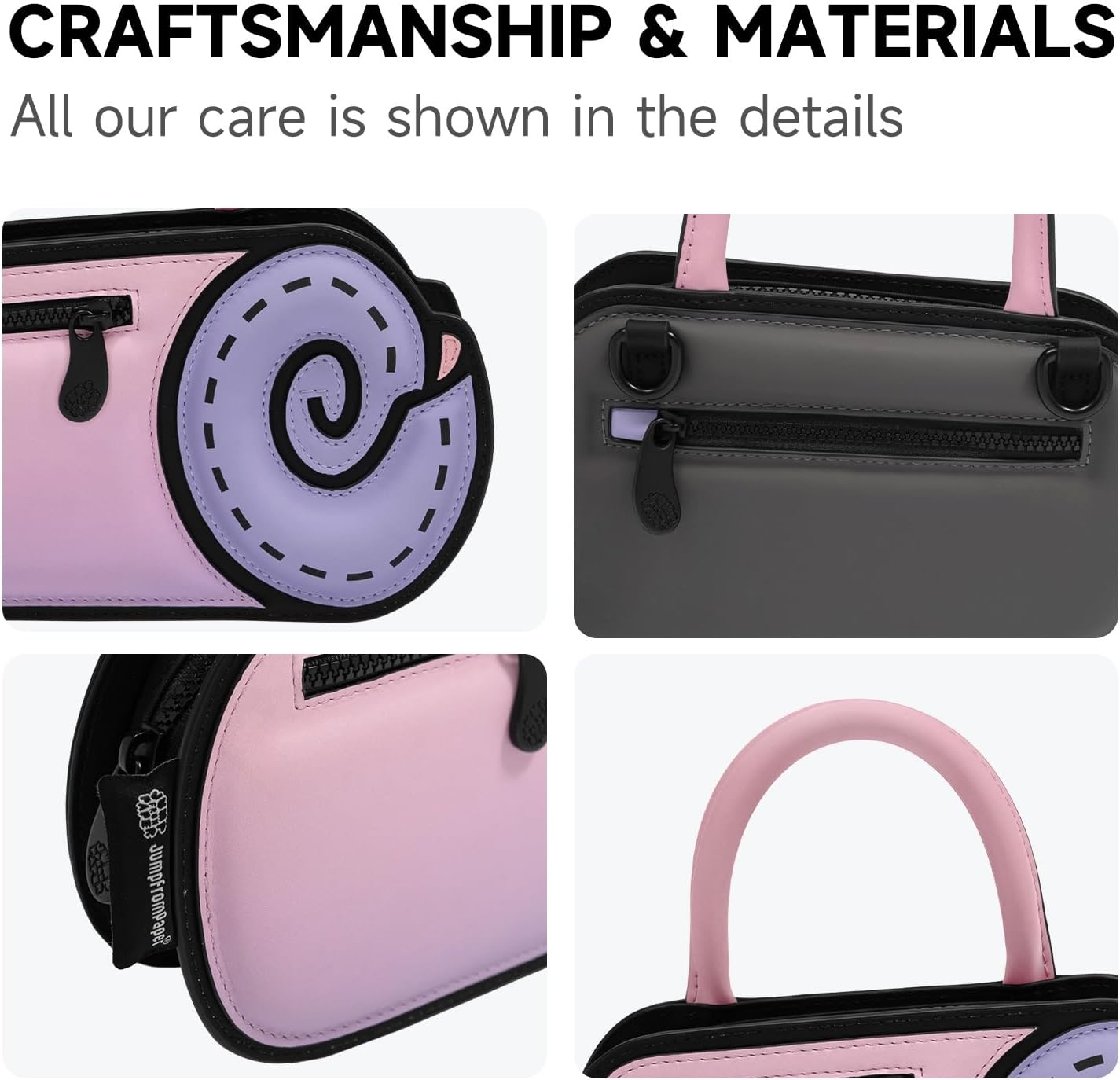 2D Cartoon Crossbody Bag (Rollie) - Fun Pop Art, Trendy Cross Body Shoulder Bags for Women, Senor Year, for Daily and Travel - Image 3