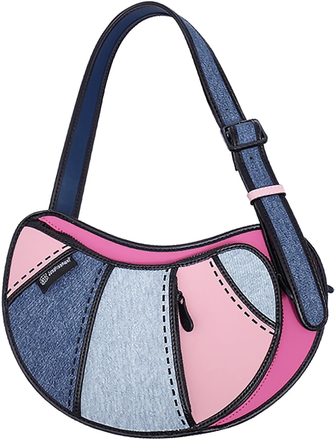 2D Cool Cartoon Tote Bag (Croissant) \u2013 Fun Pop Art Aesthetic, Cute Shoulder Bags for Women - Image 7