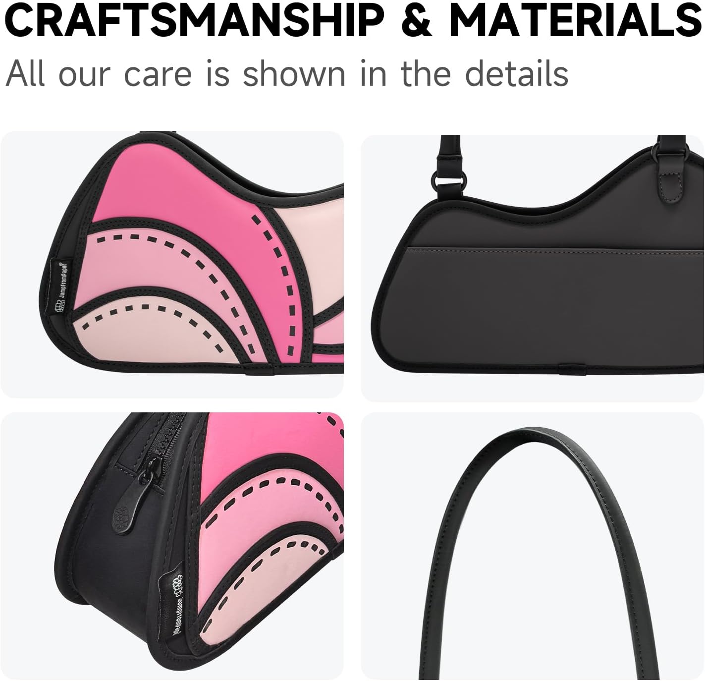 2D Cool Cartoon Tote Bag (Scallop) - Fun Pop Art Aesthetic, Cute Shoulder Bags for Women - Image 3