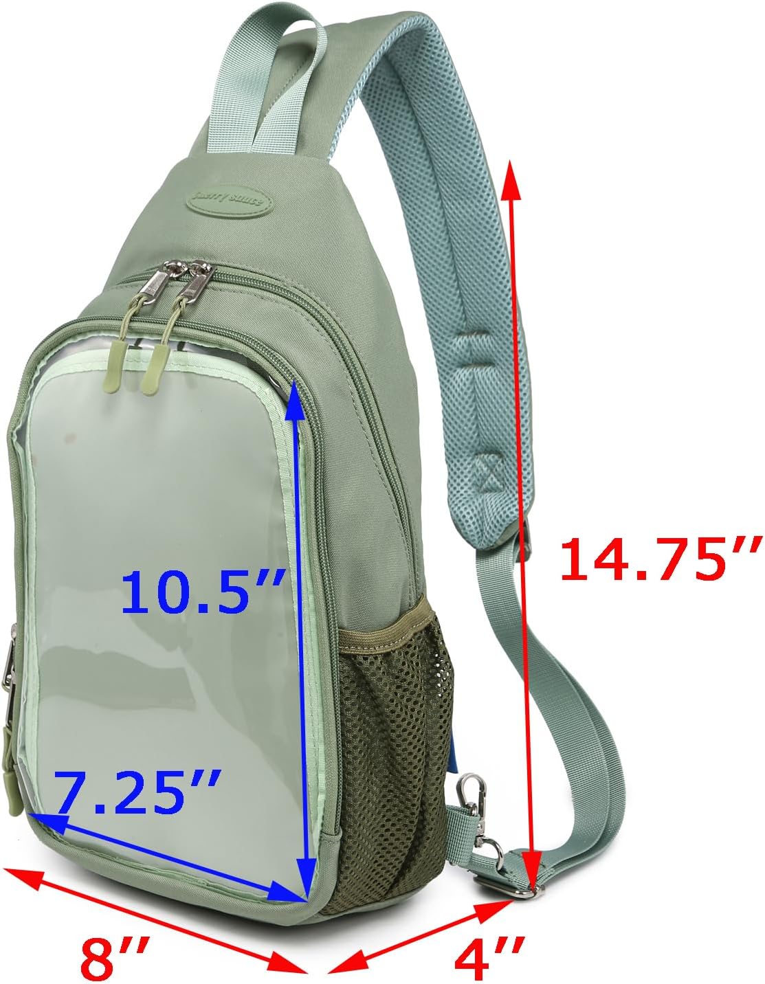 CHERRY SAUCE Kawaii Oxford Ita Bag Pin Display Chest Pack Shoulder Bag Sport Backpack Hiking Daypack - Image 3