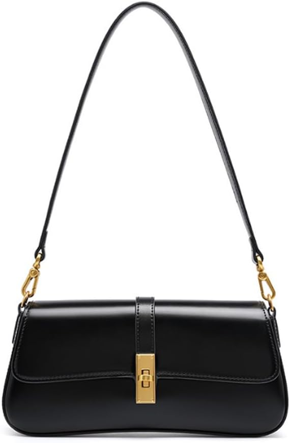 Cowhide armpit women's bag versatile single shoulder crossbody bag size 12 * 5 * 6cm - Image 7