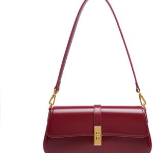 Cowhide armpit women's bag versatile single shoulder crossbody bag size 12 * 5 * 6cm