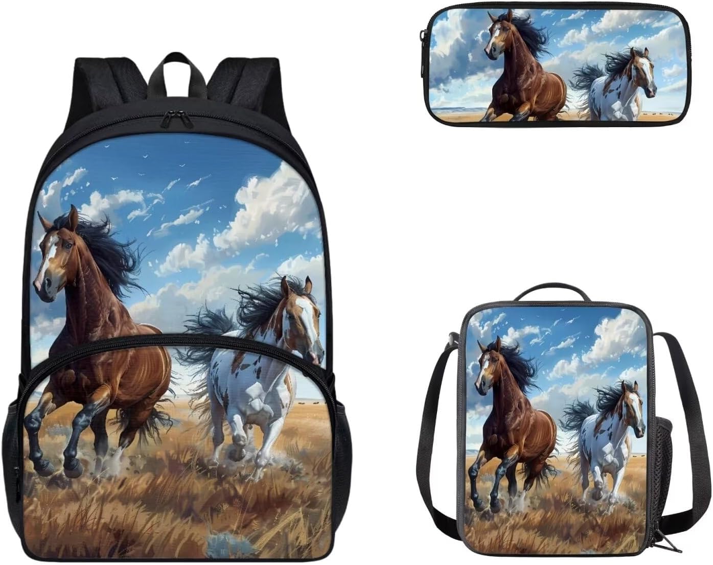 Cozeyat Kawaii Dog School Backpack Girls Set Bookbag with Lunch Bag & Pencil Case Pink Donuts Bookbags Middle Elementary Preschool Kindergarten School Supplies for Kids - Image 30