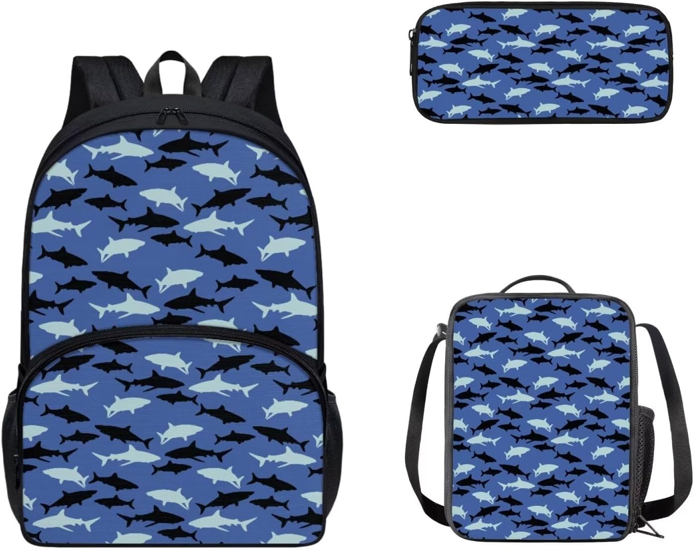 Cozeyat Kawaii Dog School Backpack Girls Set Bookbag with Lunch Bag & Pencil Case Pink Donuts Bookbags Middle Elementary Preschool Kindergarten School Supplies for Kids - Image 12