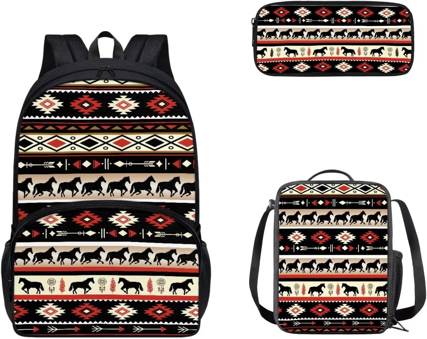 Cozeyat Kawaii Dog School Backpack Girls Set Bookbag with Lunch Bag & Pencil Case Pink Donuts Bookbags Middle Elementary Preschool Kindergarten School Supplies for Kids - Image 21