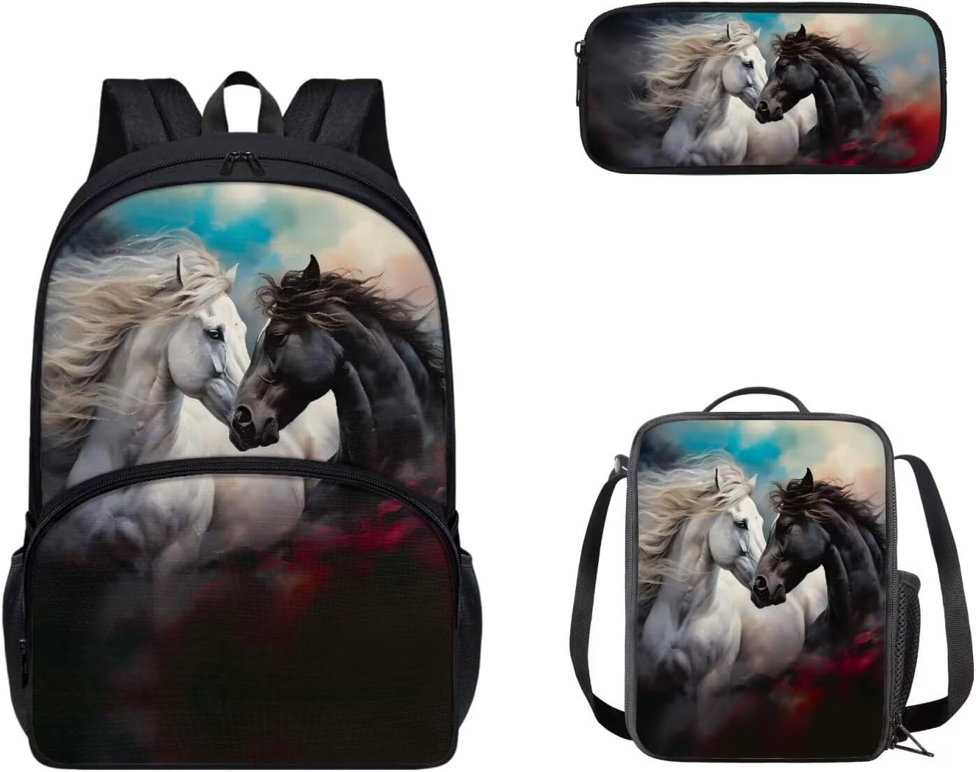 Cozeyat Kawaii Dog School Backpack Girls Set Bookbag with Lunch Bag & Pencil Case Pink Donuts Bookbags Middle Elementary Preschool Kindergarten School Supplies for Kids - Image 24