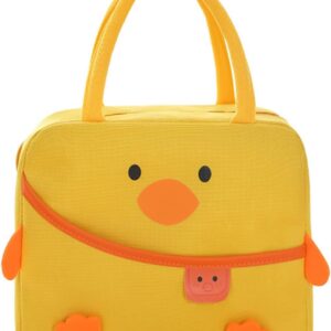 Cute Lunch Box Reusable Duck Lunch Bags for Women Cute Lunchboxes Kawaii Animal Lunch Bag Cooler for Picnic Office Work Travel