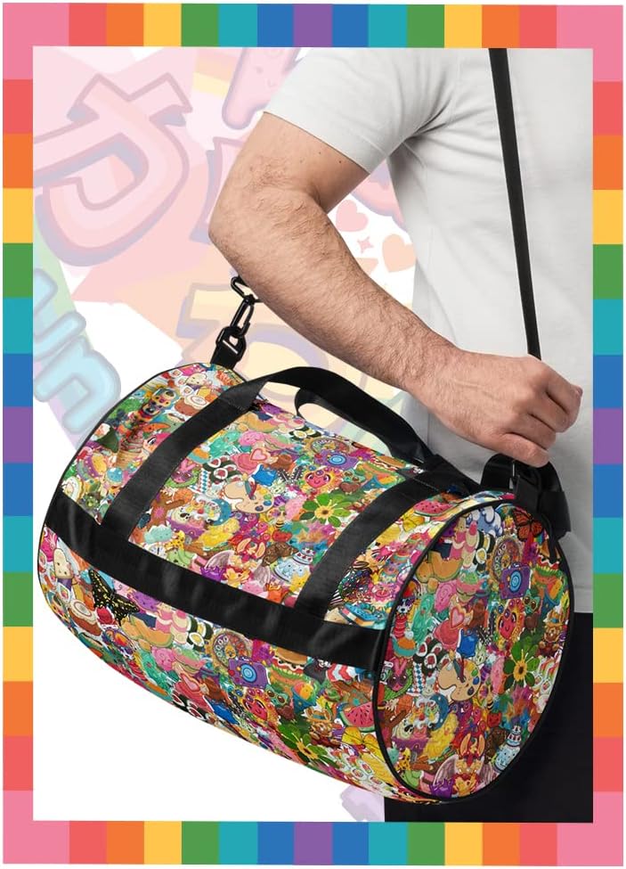 Cute Neoverse Collection Designer Unisex Gym Duffel Bag - Image 2