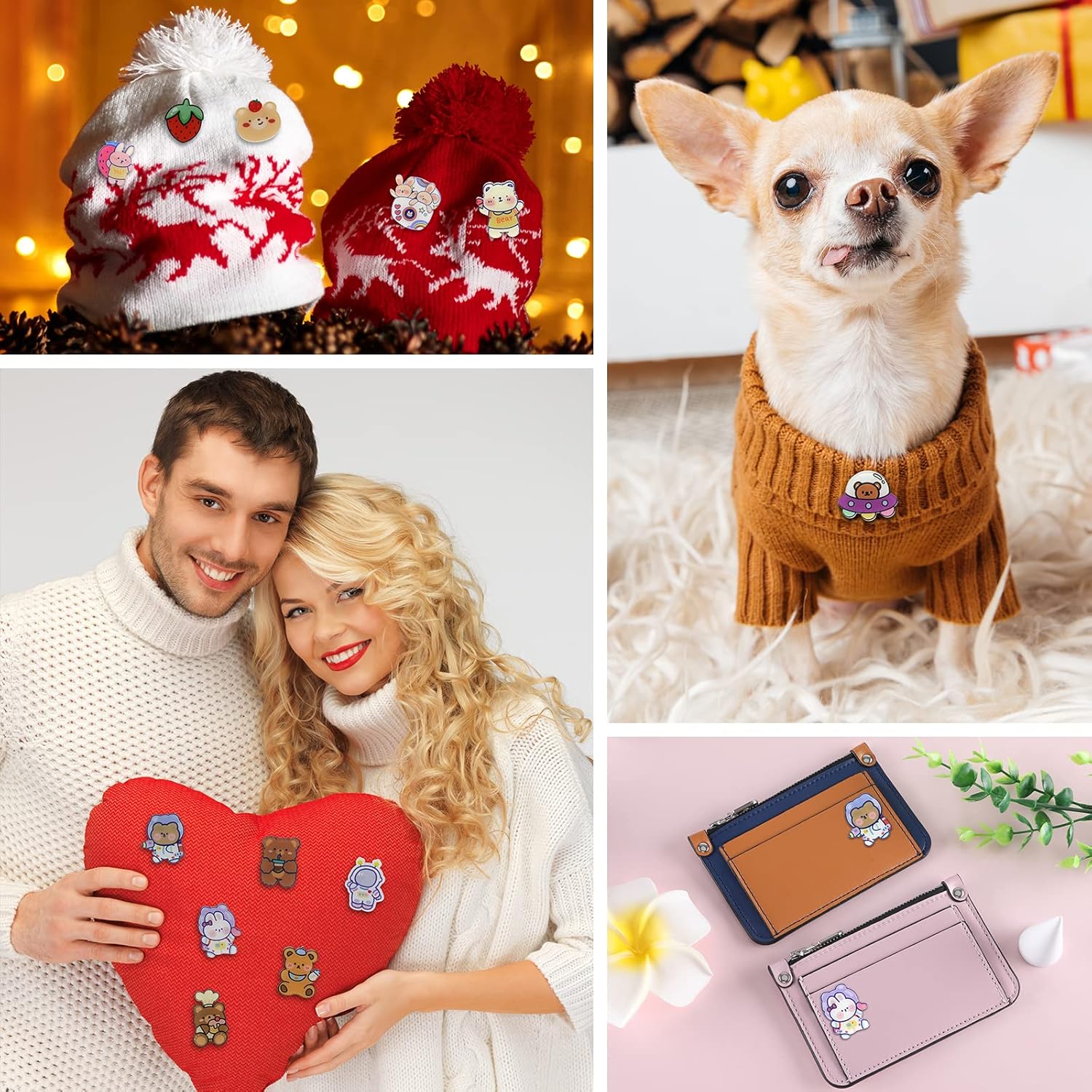 Cute Pins for Backpacks,50 Pcs Kawaii Acrylic Pins, Aesthetic for Girl's Bags,Hoodies,Hats,Jackets Decorative Clothing Bags Jackets Hat Backpacks Bag Accessories - Image 5