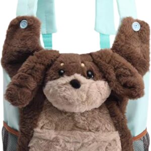 Cute Plush Dog Backpack for Women, Korean Fashion Stuffed Animal Shoulder Bag, Casual Bag for Daily Shopping Travel