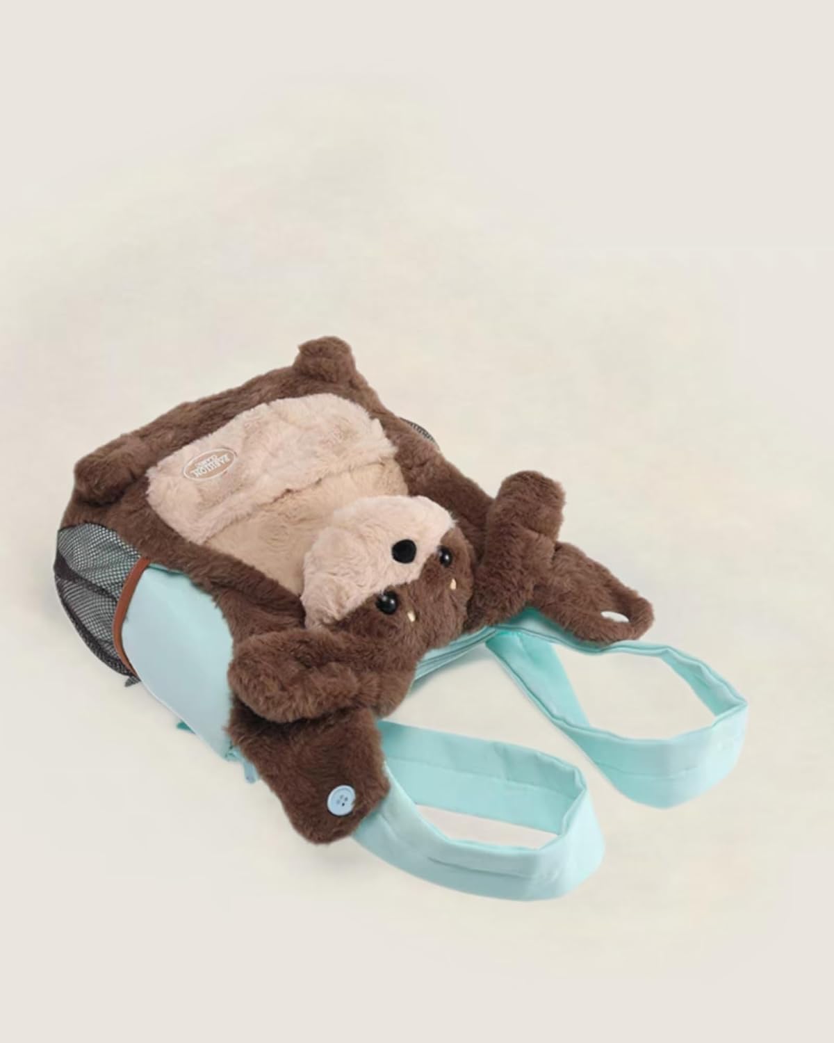 Cute Plush Dog Backpack for Women, Korean Fashion Stuffed Animal Shoulder Bag, Casual Bag for Daily Shopping Travel - Image 7