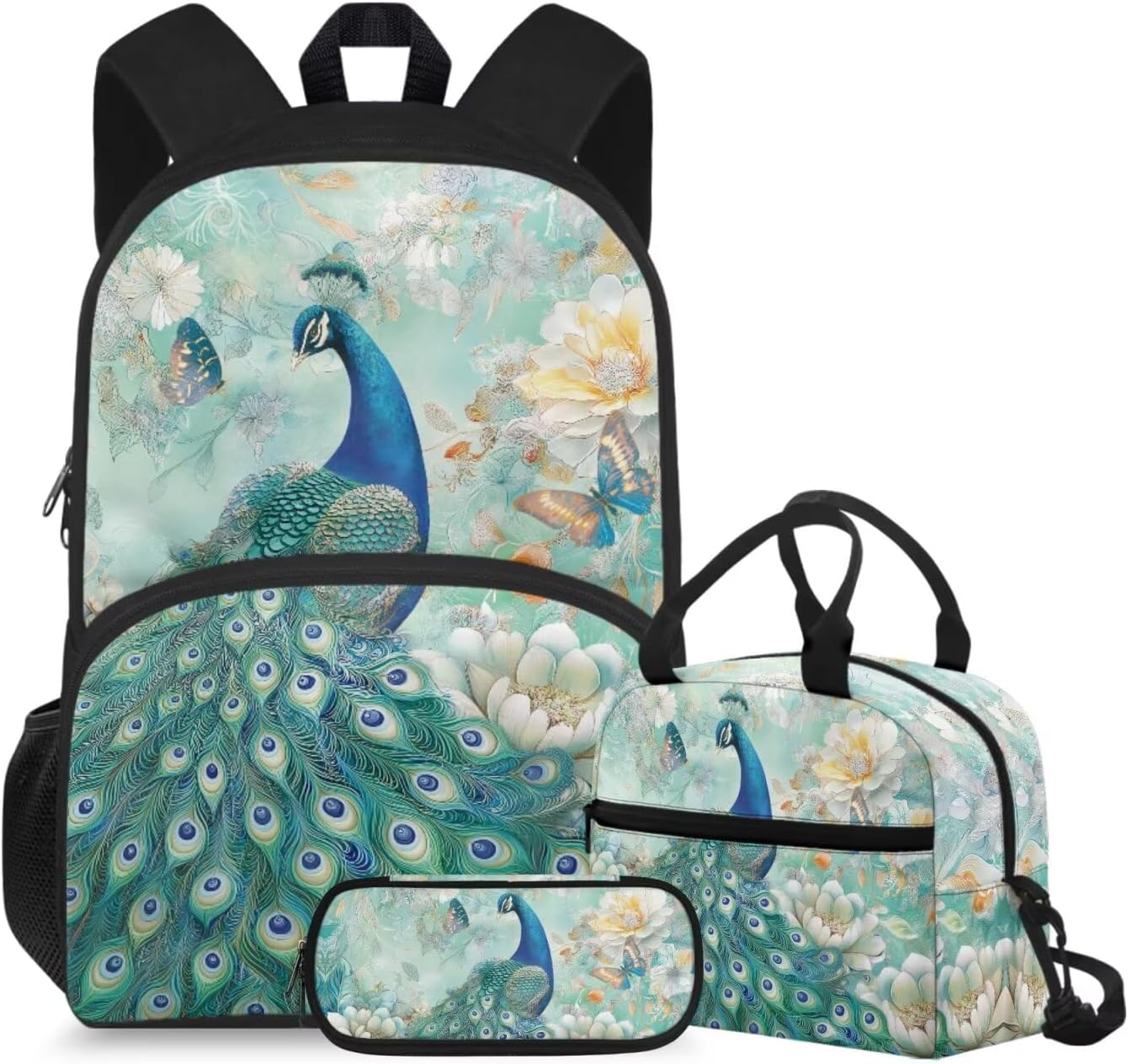 doginthehole Cute Puppy Backpack for Kids Kawaii Dachshund Bookbag for Girls with Lunch Box 3 Piece Lightweight Girls School Backpacks Ages 6-8 for Preschool Elementary School Kids Canvas Bags - Image 13