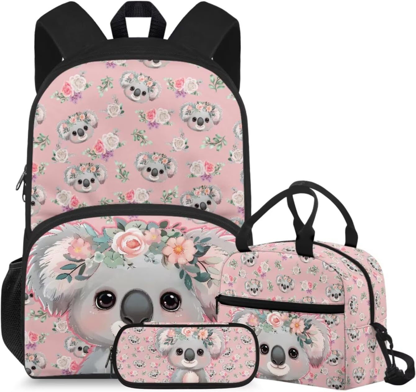 doginthehole Cute Puppy Backpack for Kids Kawaii Dachshund Bookbag for Girls with Lunch Box 3 Piece Lightweight Girls School Backpacks Ages 6-8 for Preschool Elementary School Kids Canvas Bags - Image 17