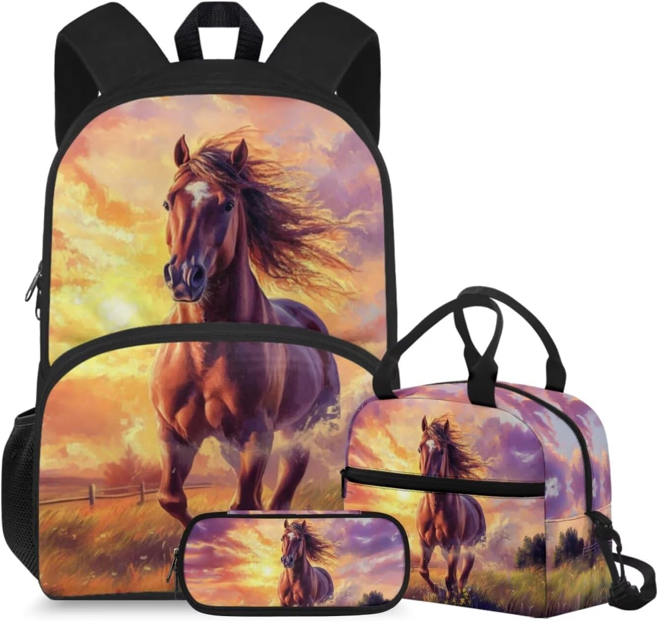 doginthehole Cute Puppy Backpack for Kids Kawaii Dachshund Bookbag for Girls with Lunch Box 3 Piece Lightweight Girls School Backpacks Ages 6-8 for Preschool Elementary School Kids Canvas Bags - Image 19