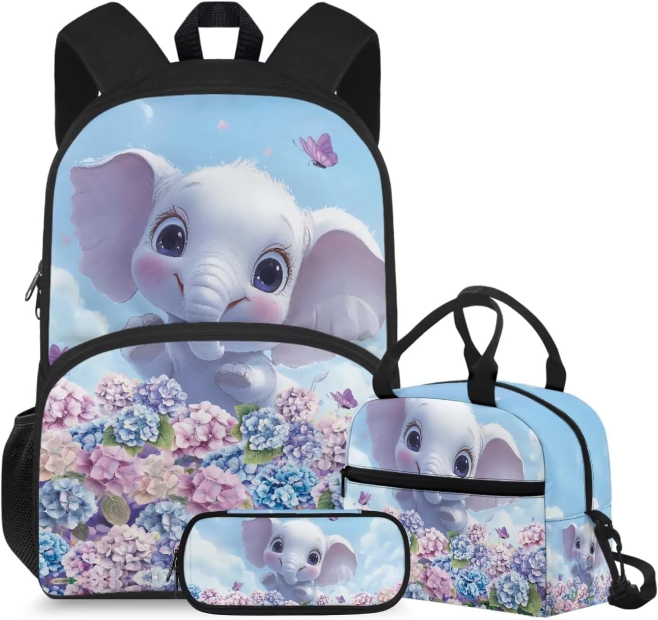 doginthehole Cute Puppy Backpack for Kids Kawaii Dachshund Bookbag for Girls with Lunch Box 3 Piece Lightweight Girls School Backpacks Ages 6-8 for Preschool Elementary School Kids Canvas Bags - Image 32