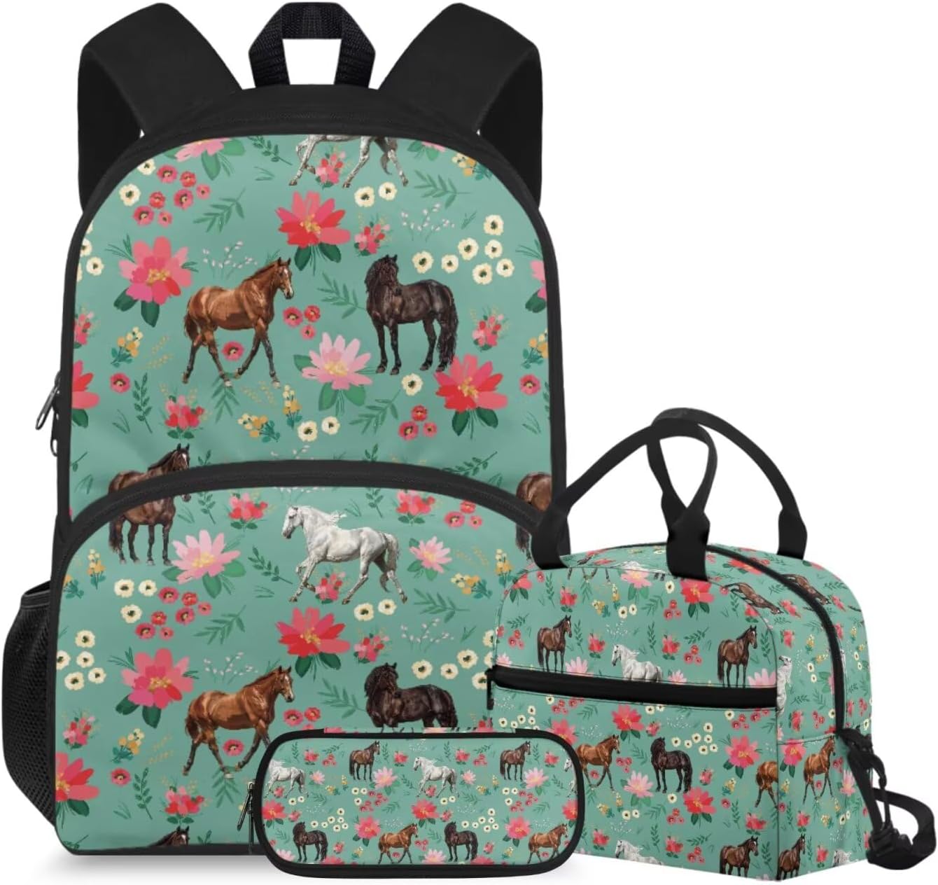 doginthehole Cute Puppy Backpack for Kids Kawaii Dachshund Bookbag for Girls with Lunch Box 3 Piece Lightweight Girls School Backpacks Ages 6-8 for Preschool Elementary School Kids Canvas Bags - Image 25