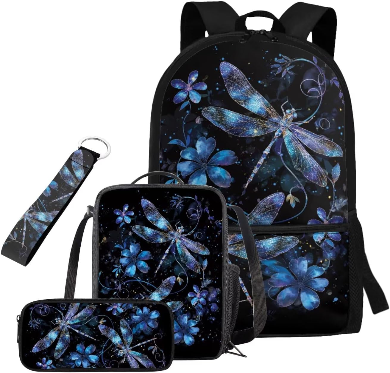 doginthehole Cute Yak Lambie School Backpack for Girls Kawaii Girls School Bag and Lunch Box 4-in-1 Lightweight Book Bags for Girls 8-12 for Preschool Elementary School Kids Bookbag Keychains - Image 20