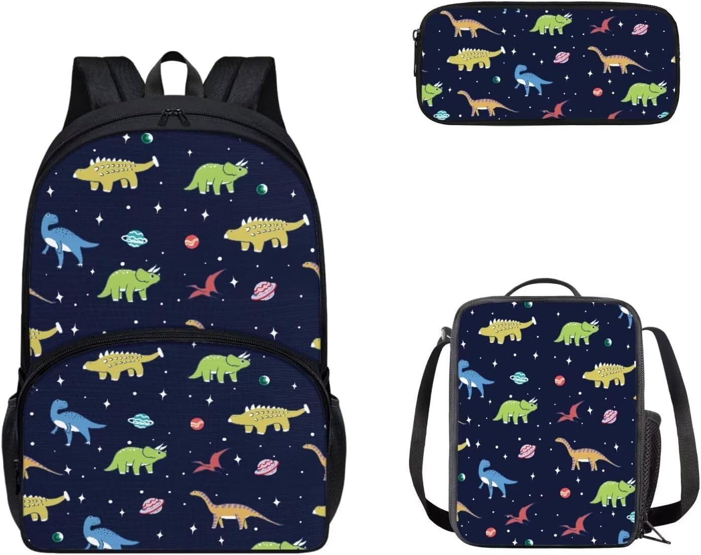 doginthehole Pink Cow Backpack for Girls Kids Cute School Bookbag with Lunch Box and Pencil Pouch Kawaii Schoolbag Students Satchel Daypack Rucksack for Preschool Kindergarten Middle High School - Image 10