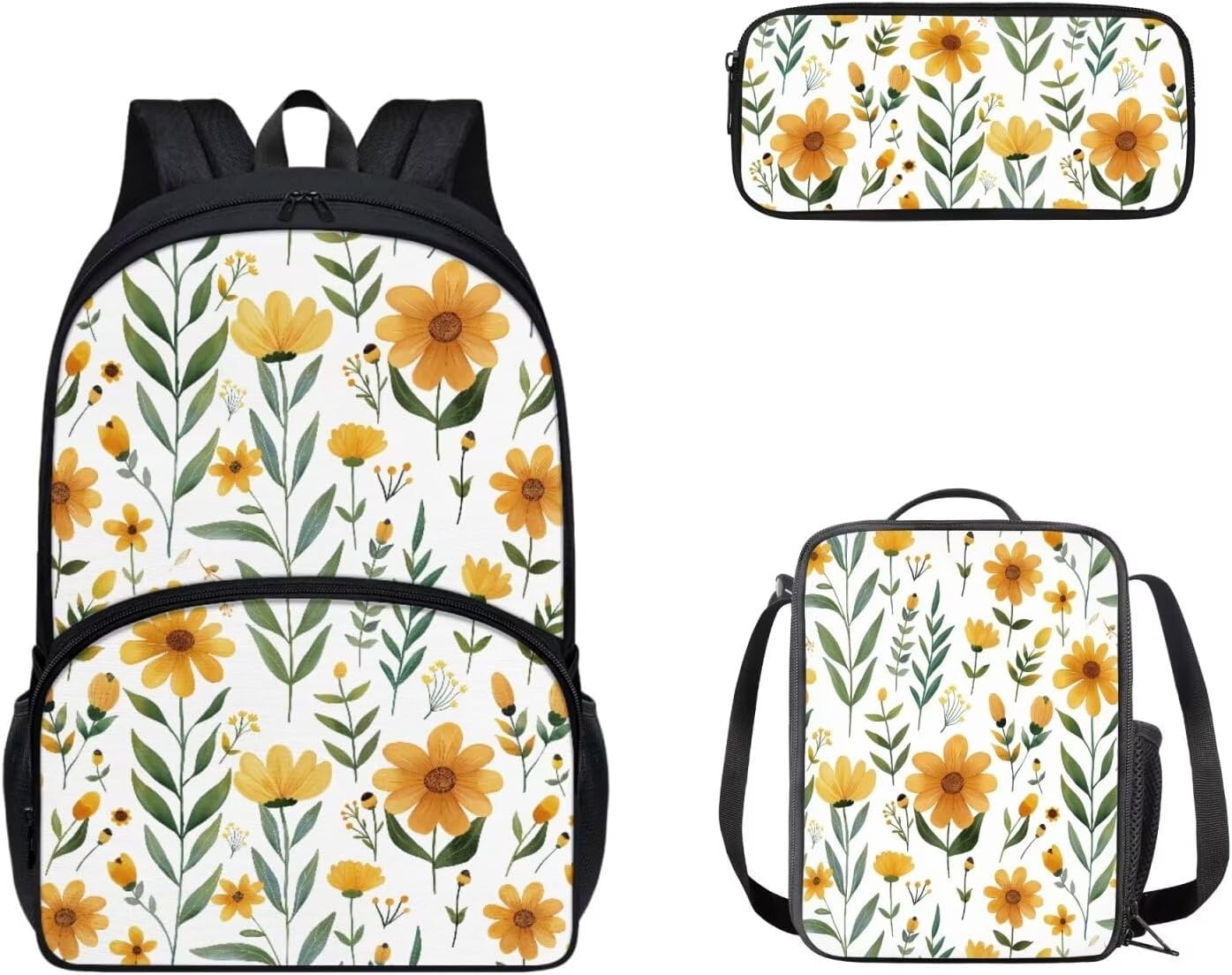 doginthehole Pink Cow Backpack for Girls Kids Cute School Bookbag with Lunch Box and Pencil Pouch Kawaii Schoolbag Students Satchel Daypack Rucksack for Preschool Kindergarten Middle High School - Image 7