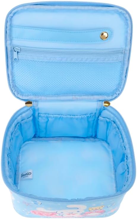 Ellon Kawaii Puppy Makeup Cosmetic Train Case Bag Travel Organizer Portable - Image 2