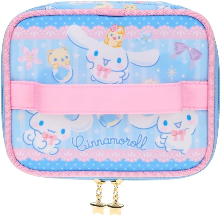 Ellon Kawaii Puppy Makeup Cosmetic Train Case Bag Travel Organizer Portable - Image 5