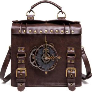 European and American punk industrial retro style women's single shoulder diagonal cross bag