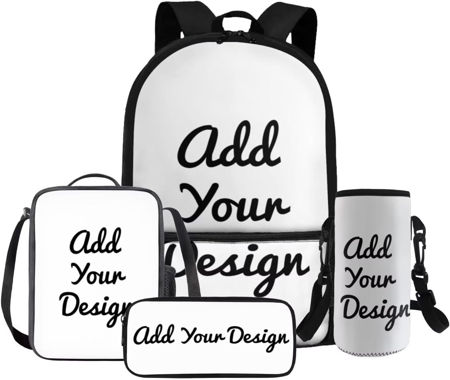 FOR U DESIGNS Axolotl Back Pack for Kids Kawaii Backpack for 5th Grade Girls Lunch Box Cute Girls Bookbag Set with Lunchbox Lightweight School Bag Set 4 Pcs - Image 23