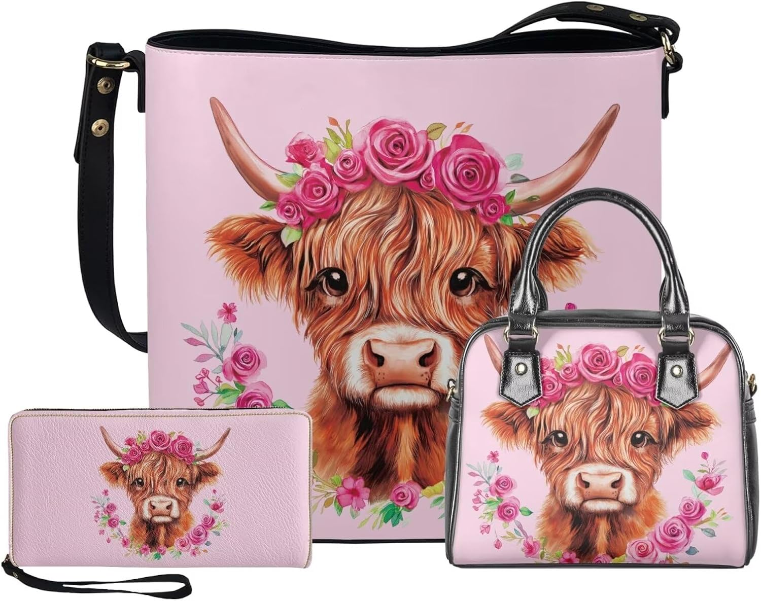 FOR U DESIGNS Trending Purses and Handbags for Women Leather Crossbody Shoulder Tote Bag for Work Gym Travel Satchel Bags - Image 24