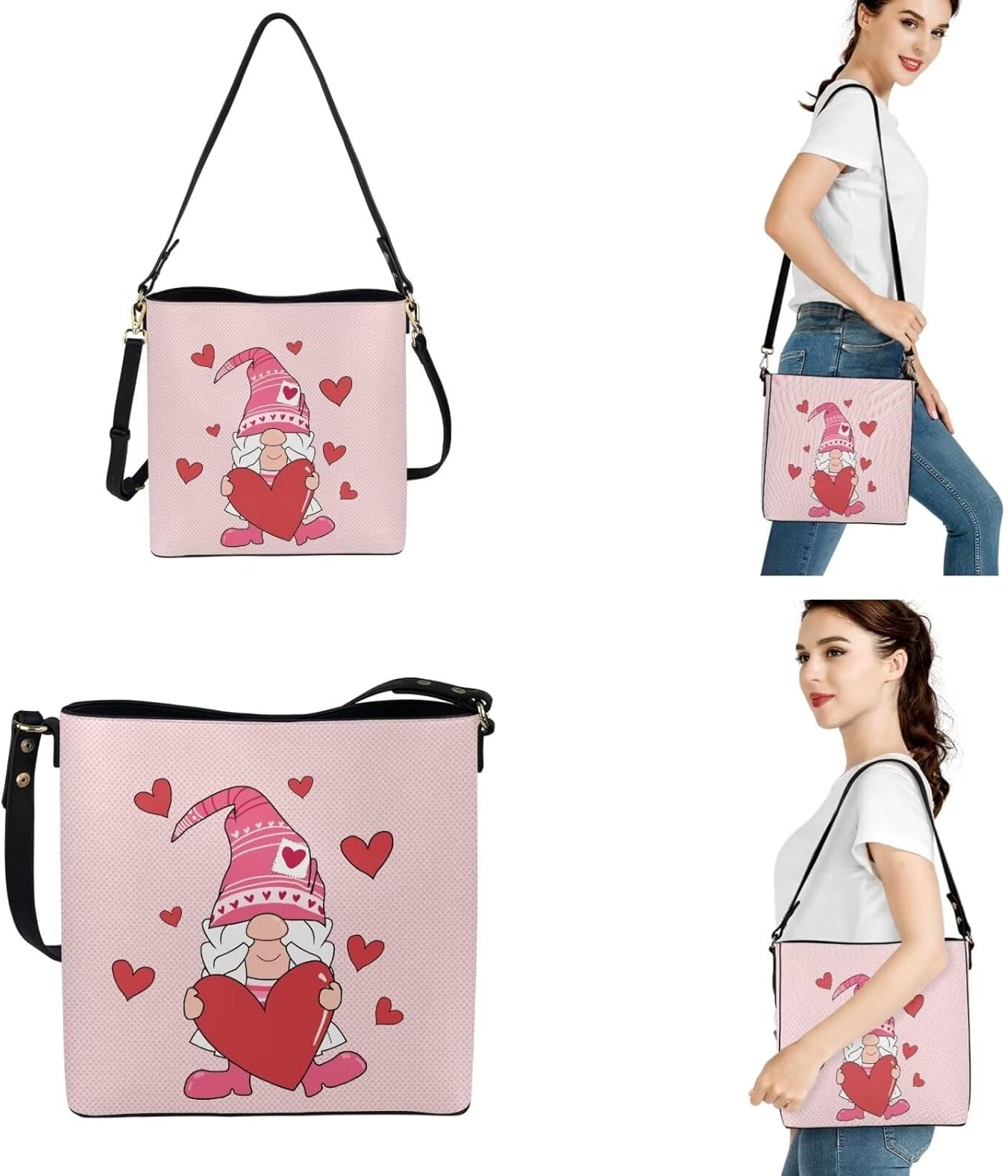 FOR U DESIGNS Trending Purses and Handbags for Women Leather Crossbody Shoulder Tote Bag for Work Gym Travel Satchel Bags - Image 5