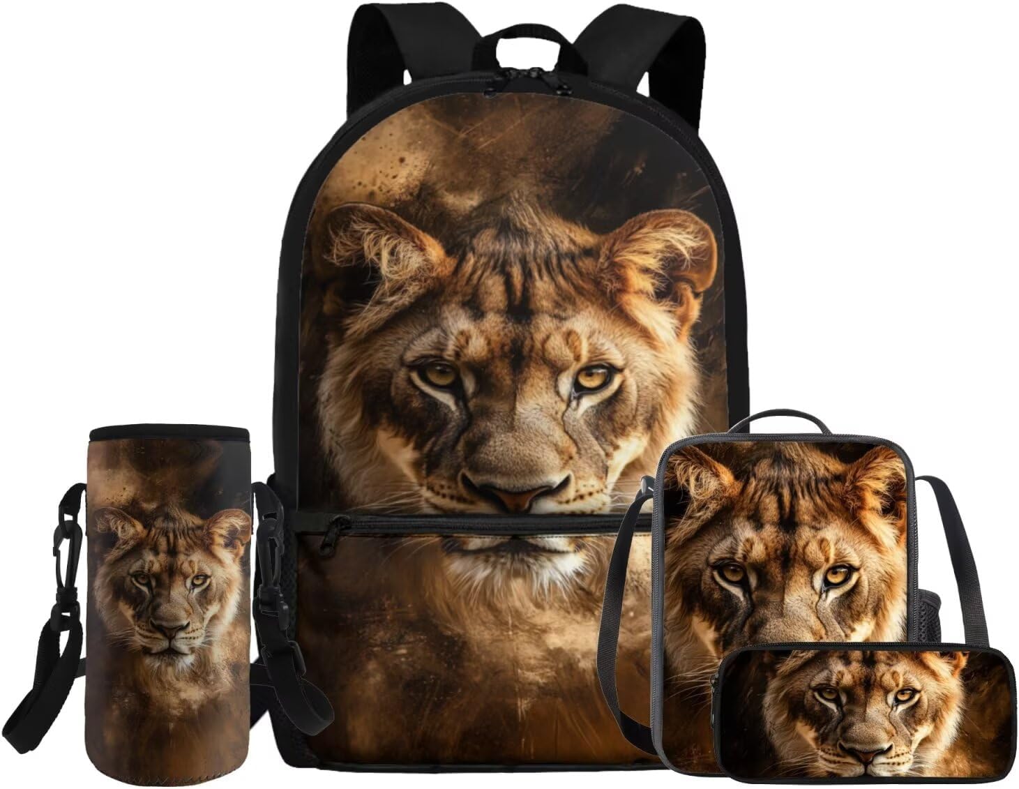 Glorowreny Dolphin Backpack for Boys with Lunch Box Blue Ocean Kids Lunchbag with Cup Holder Kawaii Kids Bookbag Boys 10-12 Lightweight Lunchbag with Strap School Set 4 in 1 - Image 15