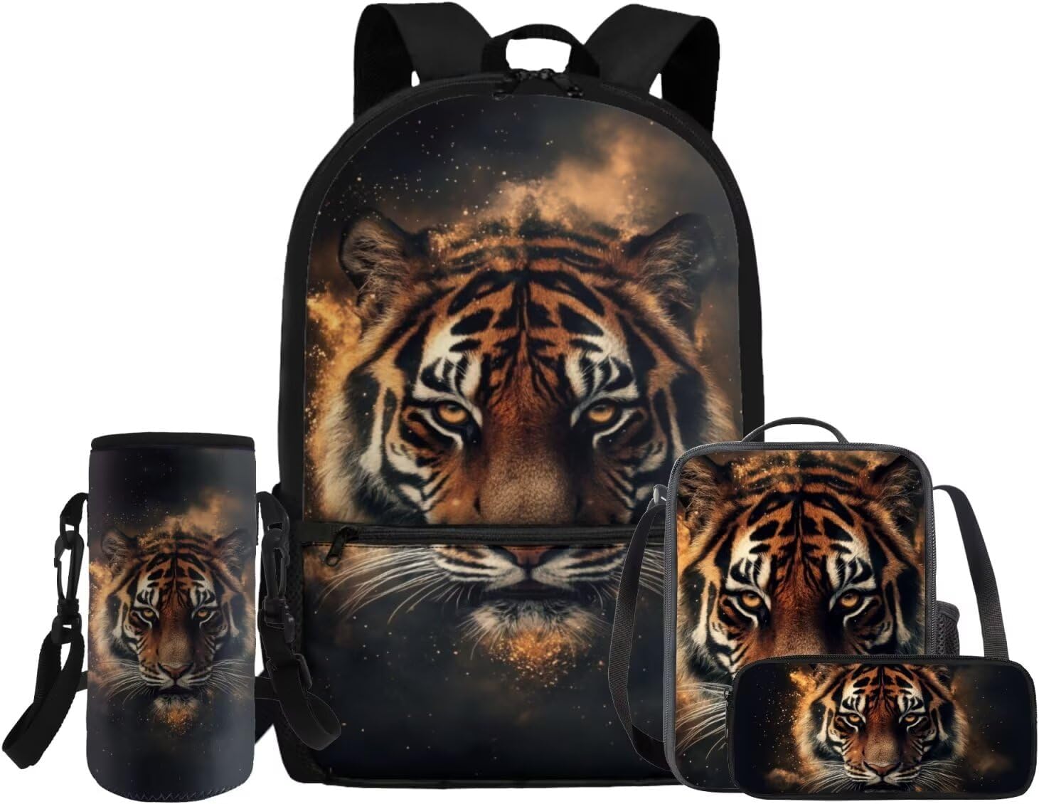 Glorowreny Dolphin Backpack for Boys with Lunch Box Blue Ocean Kids Lunchbag with Cup Holder Kawaii Kids Bookbag Boys 10-12 Lightweight Lunchbag with Strap School Set 4 in 1 - Image 24