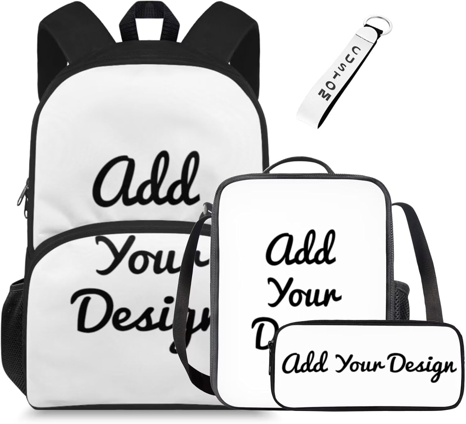 Glorowreny Kawaii Capybara Kids Backpack Girls Cute 4 in 1 Lightweight Girls Bookbag Ages 6-8 with Lunch Box 15 Inch Travel Rucksack with Sturdy Camping Lunch Bag - Image 23