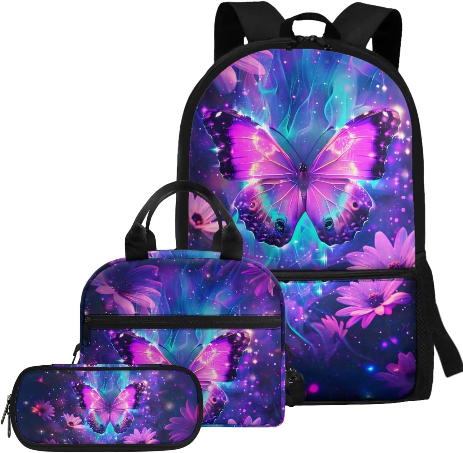 Gomyblomy Cute Dachshund School Backpack for Girls 8-10 Kawaii Paw Print Kids Bookbag with Lunch Bag Pencil Case 3 in1 Set Back to School Supplies for Kids Teens School Bags 17 Inch - Image 21