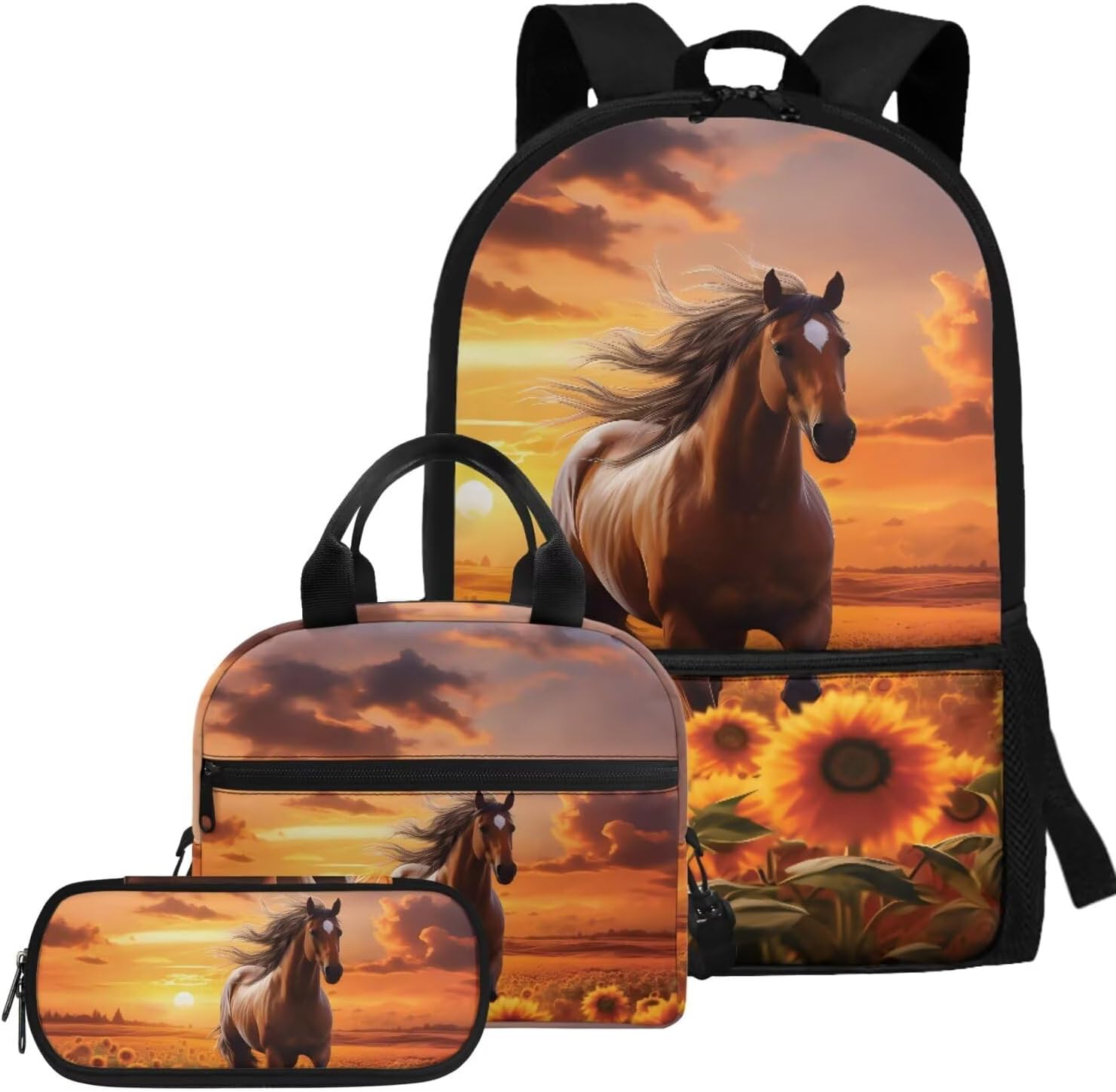 Gomyblomy Cute Dachshund School Backpack for Girls 8-10 Kawaii Paw Print Kids Bookbag with Lunch Bag Pencil Case 3 in1 Set Back to School Supplies for Kids Teens School Bags 17 Inch - Image 22