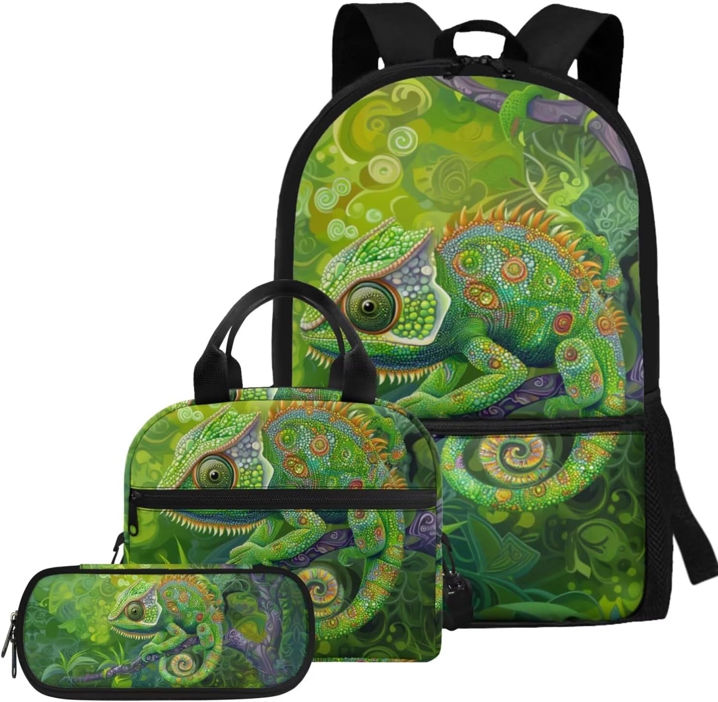 Gomyblomy Cute Dachshund School Backpack for Girls 8-10 Kawaii Paw Print Kids Bookbag with Lunch Bag Pencil Case 3 in1 Set Back to School Supplies for Kids Teens School Bags 17 Inch - Image 16