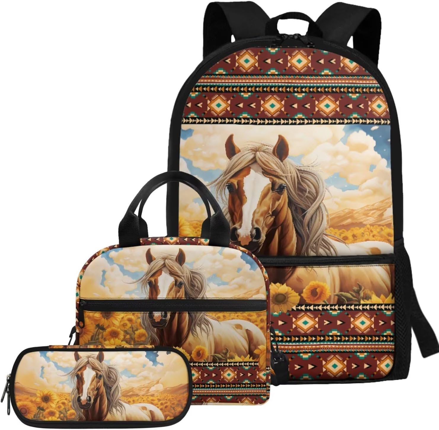 Gomyblomy Cute Dachshund School Backpack for Girls 8-10 Kawaii Paw Print Kids Bookbag with Lunch Bag Pencil Case 3 in1 Set Back to School Supplies for Kids Teens School Bags 17 Inch - Image 18