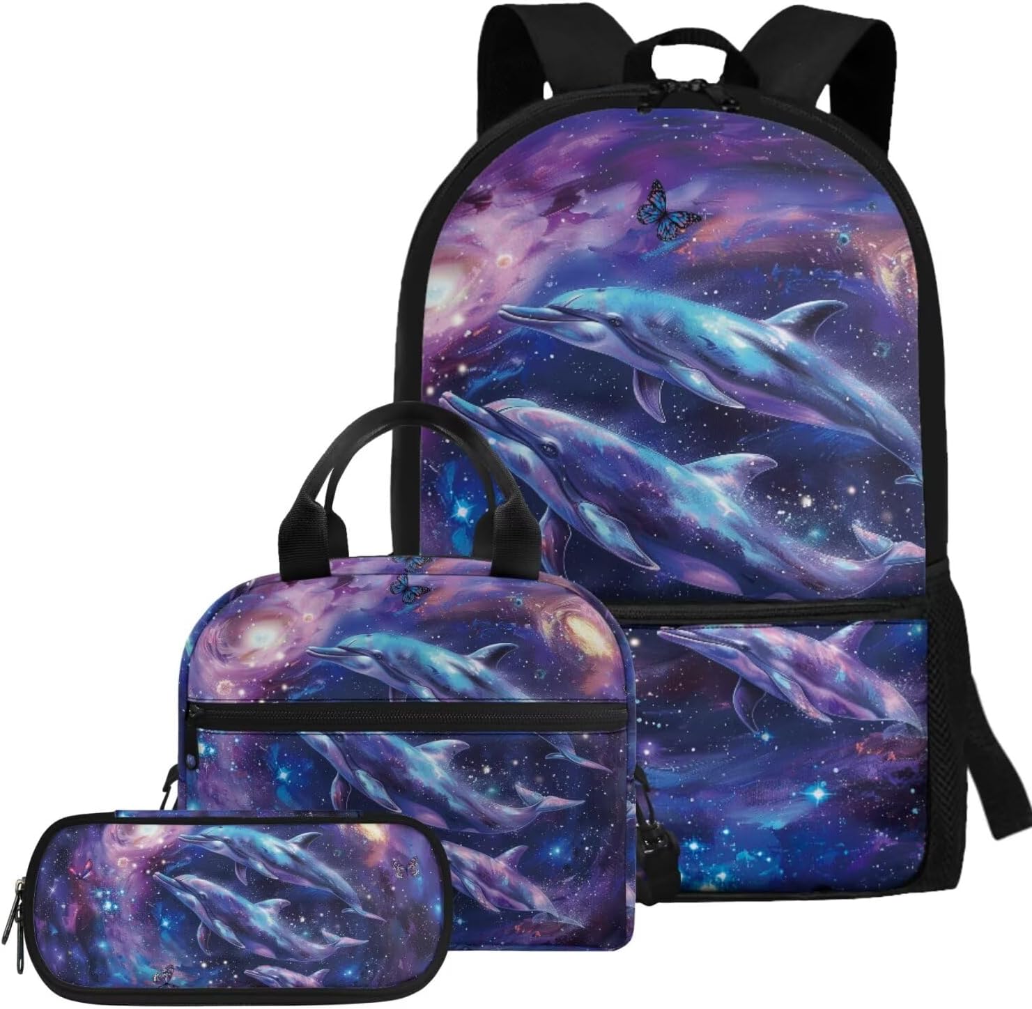 Gomyblomy Cute Dachshund School Backpack for Girls 8-10 Kawaii Paw Print Kids Bookbag with Lunch Bag Pencil Case 3 in1 Set Back to School Supplies for Kids Teens School Bags 17 Inch - Image 23