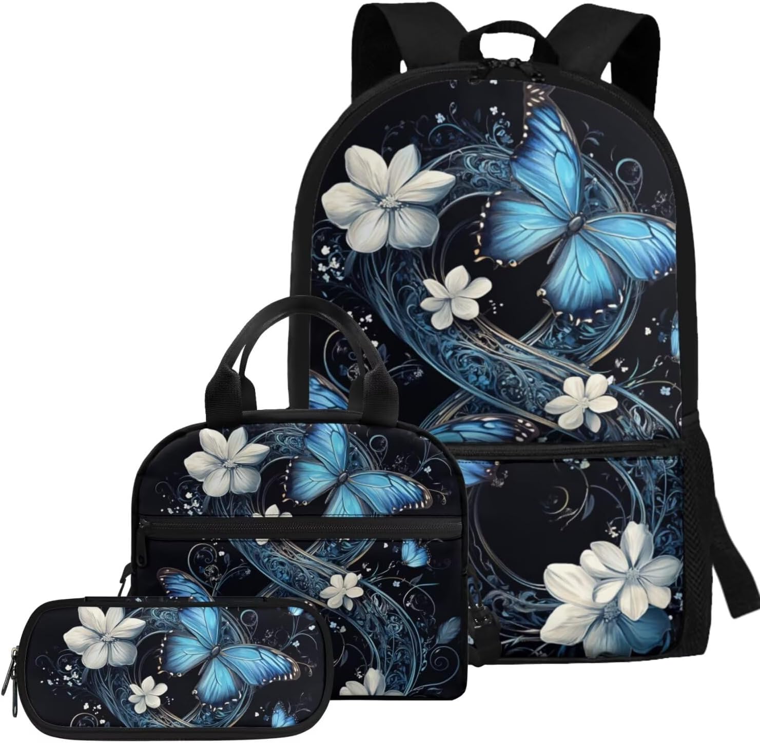 Gomyblomy Cute Dachshund School Backpack for Girls 8-10 Kawaii Paw Print Kids Bookbag with Lunch Bag Pencil Case 3 in1 Set Back to School Supplies for Kids Teens School Bags 17 Inch - Image 19