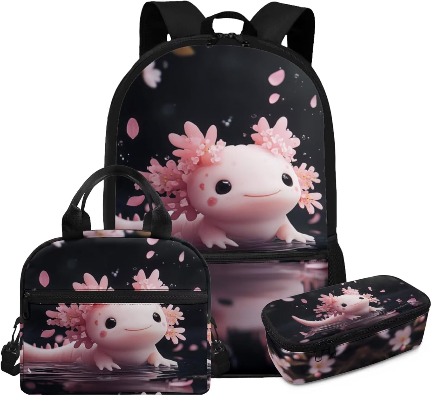 Gomyblomy Lamb Highland Cow Backpack for Girls 6-8 Kawaii Kids Bookbag with Lunch Box for Elementary Kindergarten Cute Backpack for School Girls Lightweight 3 Piece Kids School Bag - Image 16