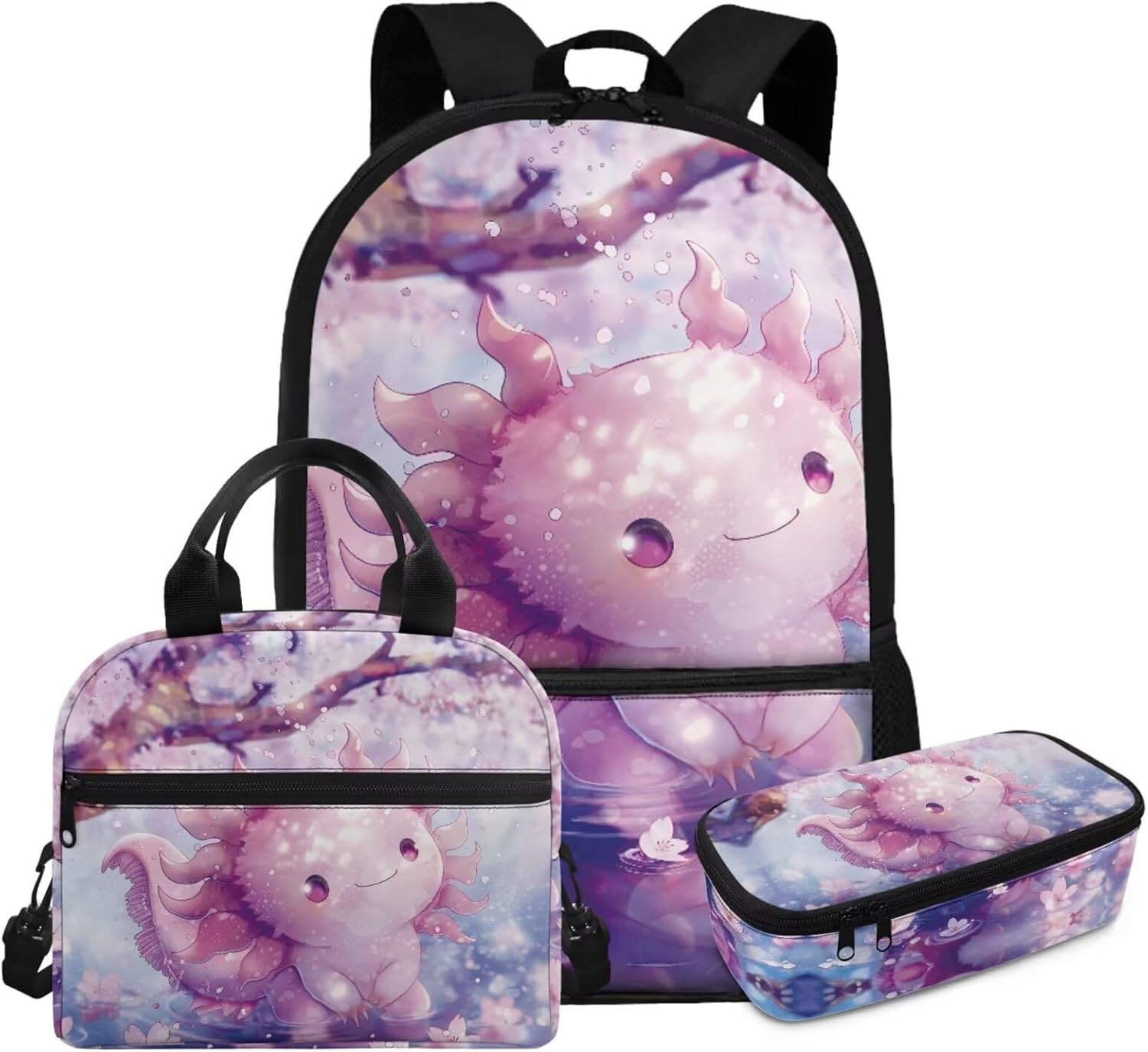 Gomyblomy Lamb Highland Cow Backpack for Girls 6-8 Kawaii Kids Bookbag with Lunch Box for Elementary Kindergarten Cute Backpack for School Girls Lightweight 3 Piece Kids School Bag - Image 10