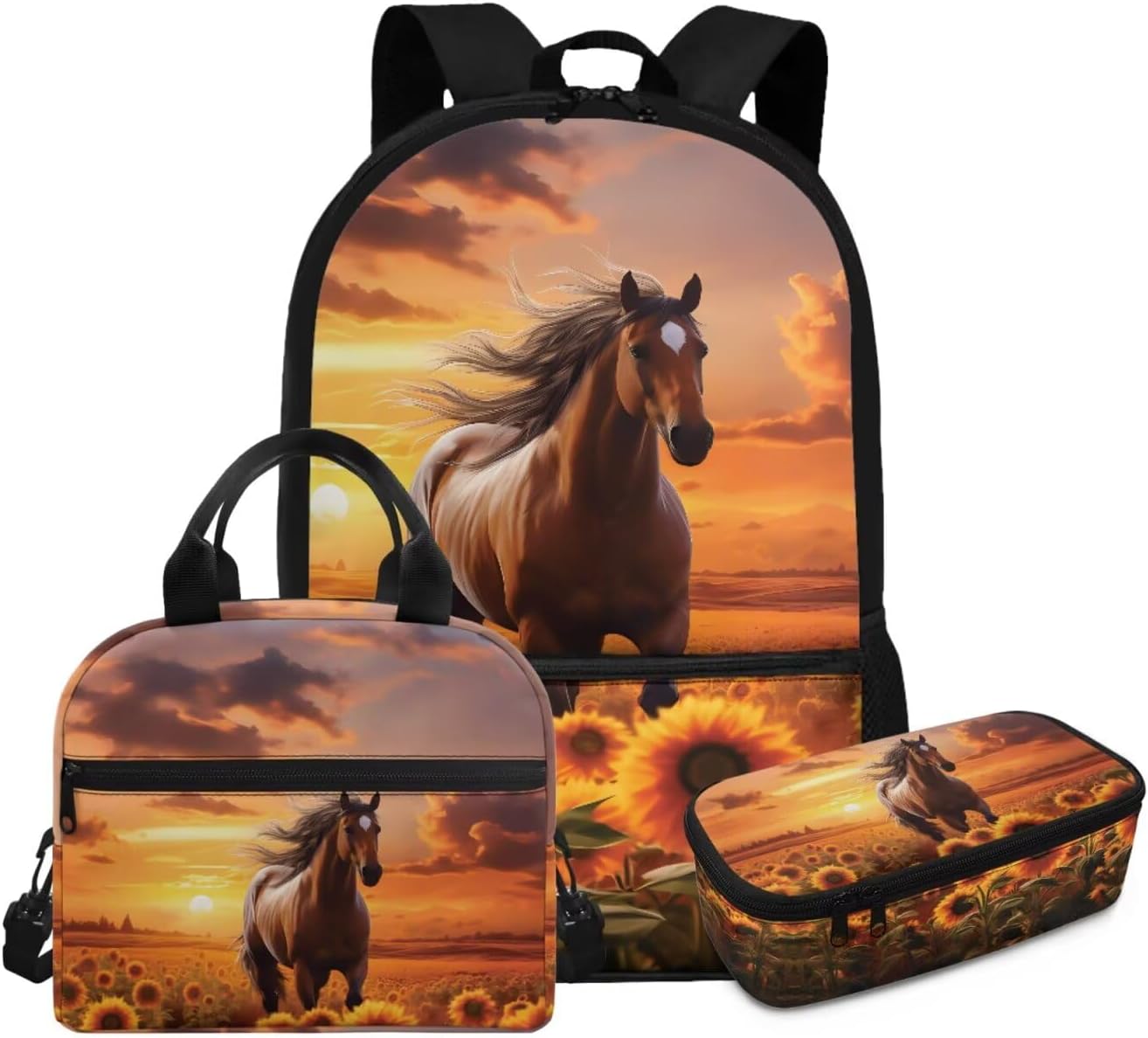 Gomyblomy Lamb Highland Cow Backpack for Girls 6-8 Kawaii Kids Bookbag with Lunch Box for Elementary Kindergarten Cute Backpack for School Girls Lightweight 3 Piece Kids School Bag - Image 11