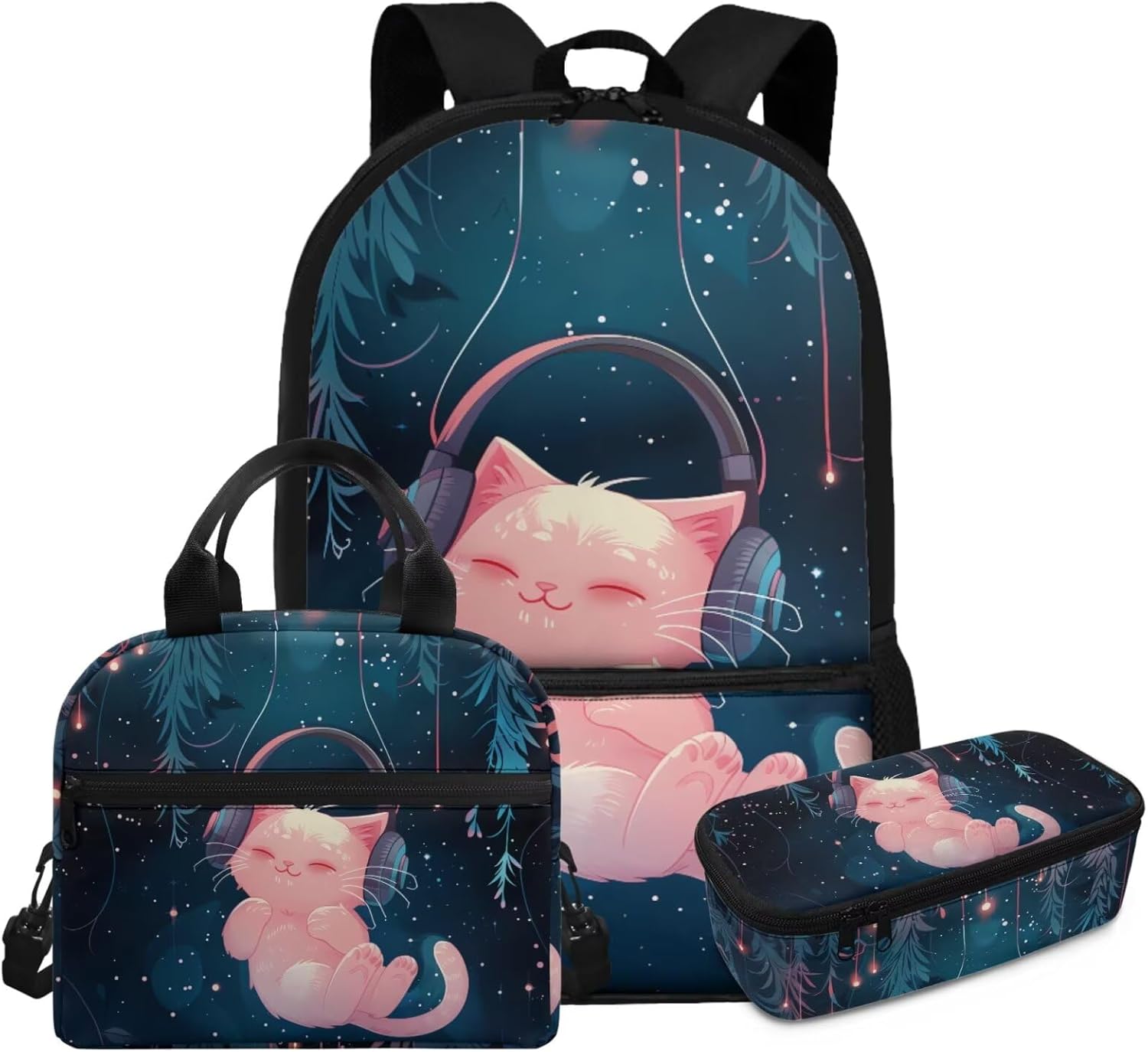 Gomyblomy Lamb Highland Cow Backpack for Girls 6-8 Kawaii Kids Bookbag with Lunch Box for Elementary Kindergarten Cute Backpack for School Girls Lightweight 3 Piece Kids School Bag - Image 17