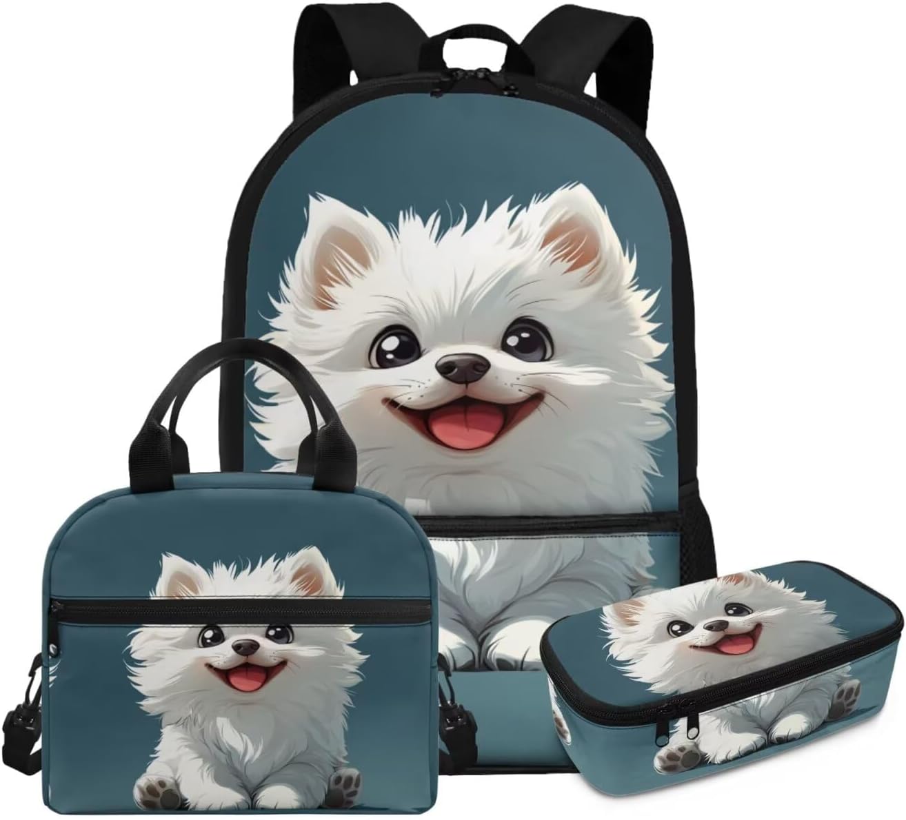 Gomyblomy Lamb Highland Cow Backpack for Girls 6-8 Kawaii Kids Bookbag with Lunch Box for Elementary Kindergarten Cute Backpack for School Girls Lightweight 3 Piece Kids School Bag - Image 20