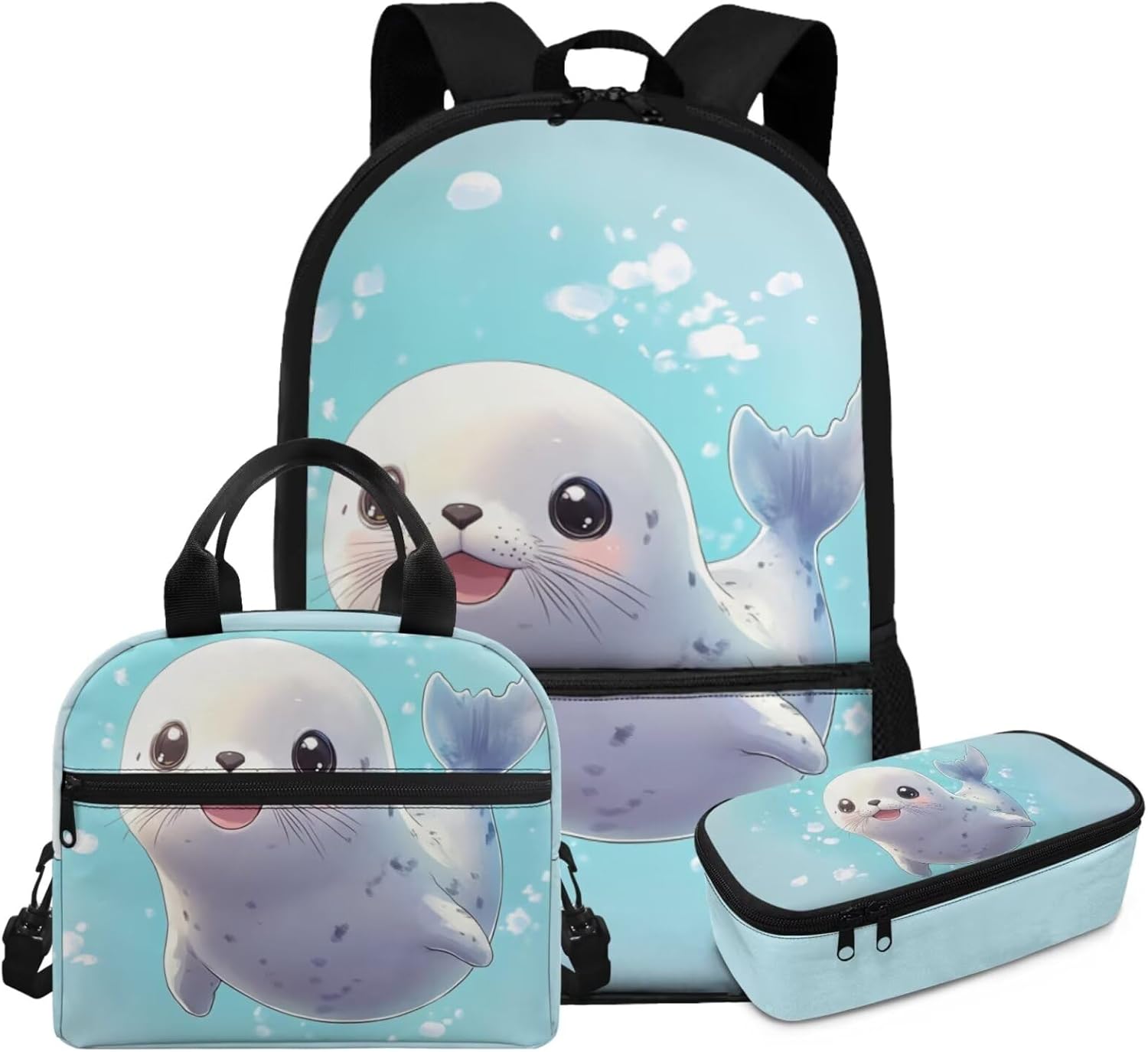 Gomyblomy Lamb Highland Cow Backpack for Girls 6-8 Kawaii Kids Bookbag with Lunch Box for Elementary Kindergarten Cute Backpack for School Girls Lightweight 3 Piece Kids School Bag - Image 33