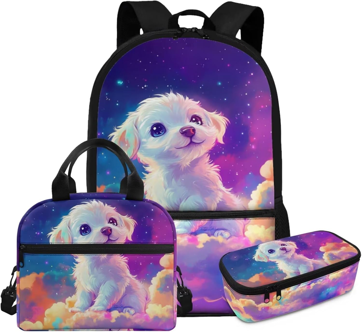 Gomyblomy Lamb Highland Cow Backpack for Girls 6-8 Kawaii Kids Bookbag with Lunch Box for Elementary Kindergarten Cute Backpack for School Girls Lightweight 3 Piece Kids School Bag - Image 30