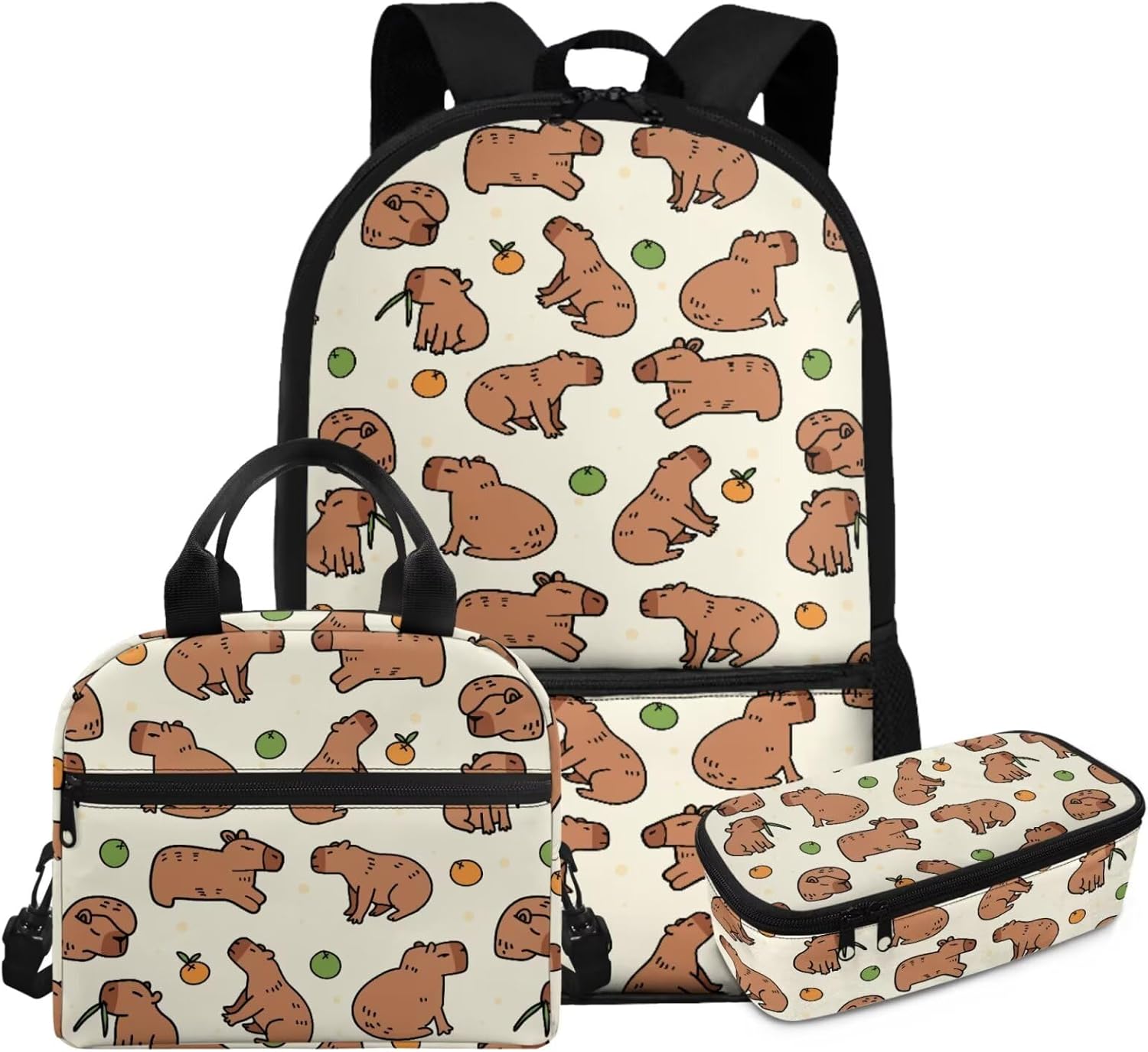 Gomyblomy Lamb Highland Cow Backpack for Girls 6-8 Kawaii Kids Bookbag with Lunch Box for Elementary Kindergarten Cute Backpack for School Girls Lightweight 3 Piece Kids School Bag - Image 36