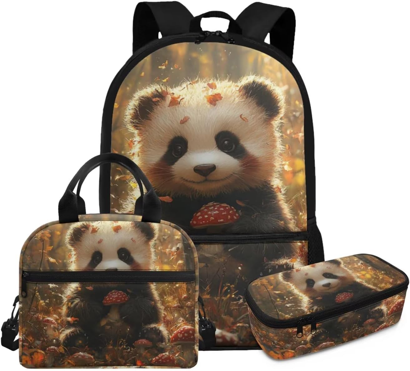 Gomyblomy Lamb Highland Cow Backpack for Girls 6-8 Kawaii Kids Bookbag with Lunch Box for Elementary Kindergarten Cute Backpack for School Girls Lightweight 3 Piece Kids School Bag - Image 12