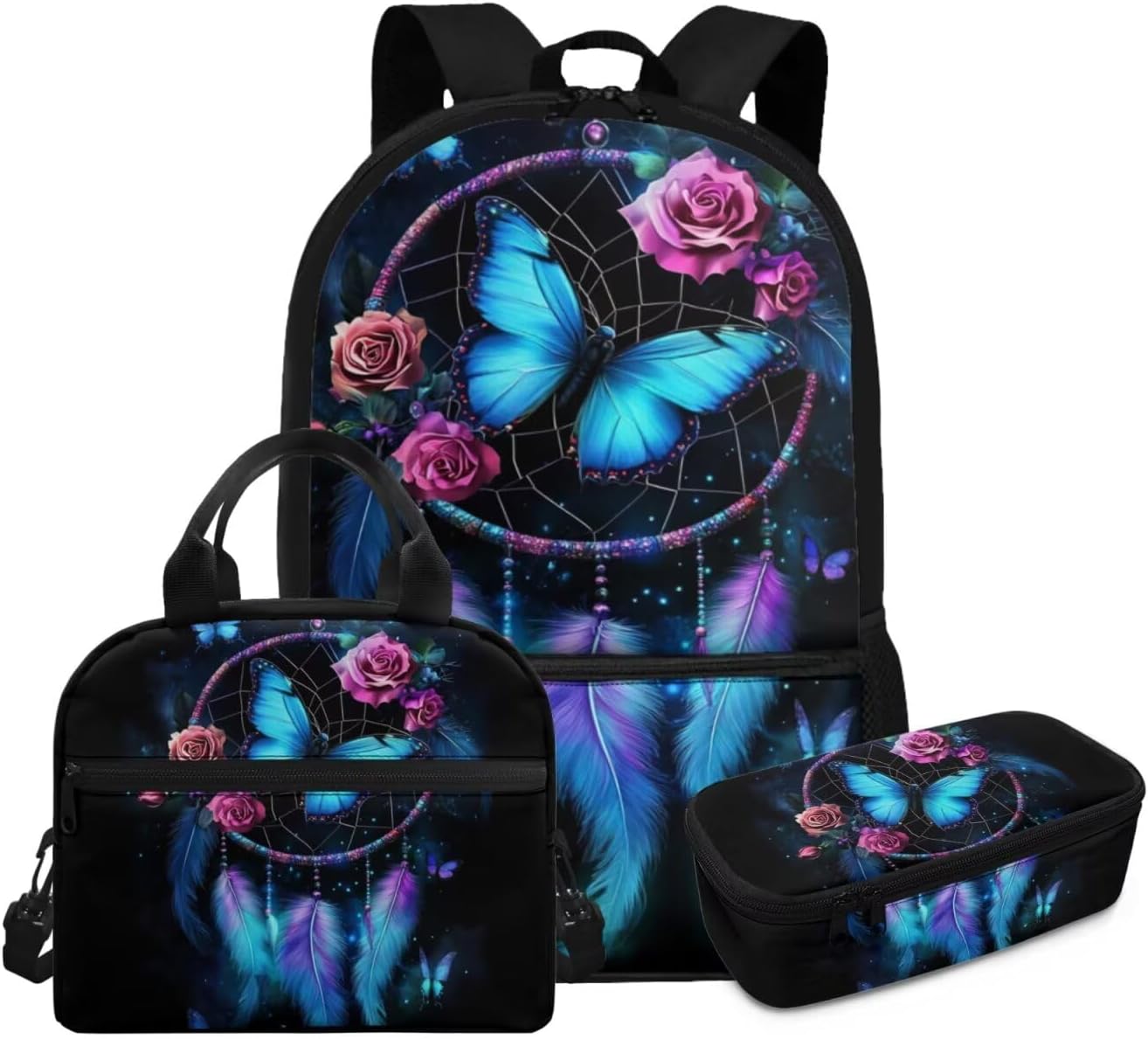 Gomyblomy Lamb Highland Cow Backpack for Girls 6-8 Kawaii Kids Bookbag with Lunch Box for Elementary Kindergarten Cute Backpack for School Girls Lightweight 3 Piece Kids School Bag - Image 15